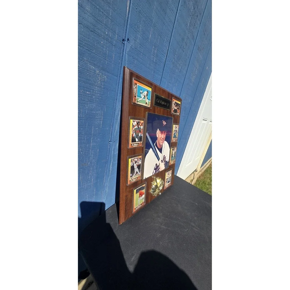 Cal Ripkin Jr. Commemorative Wooden Display Plaque Baltimore Orioles Baseball